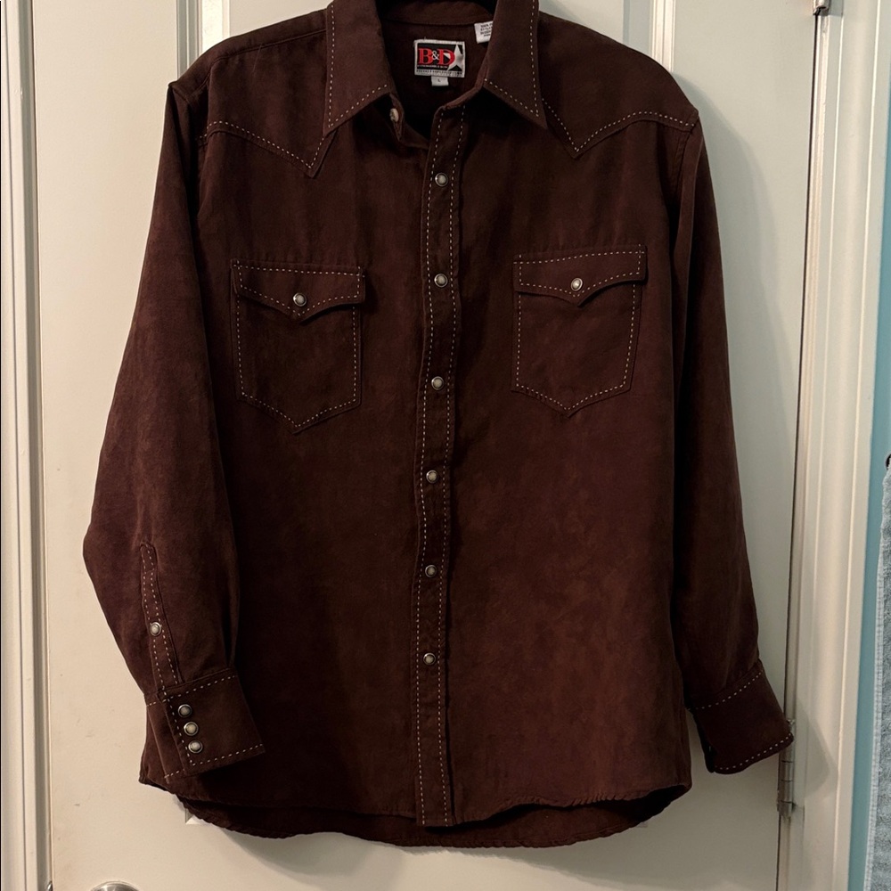 Panhandle Slim Dark Brown Western Shirt